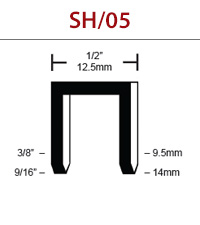 RAPTOR® SH/05 Composite 16 Gauge Staple